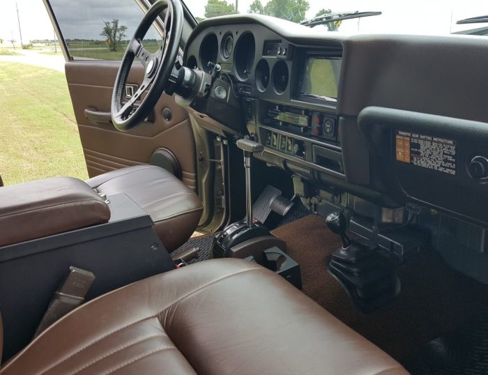 1989 Toyota Land Cruiser FJ62 For Sale Dashboard Leather