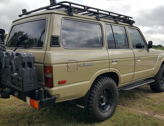 1989 Toyota Land Cruiser FJ62 For Sale with V8 Side Back View