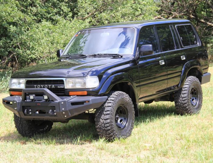 1990 HDJ80 Land Cruiser Turbo Diesel Left Hand Drive Toyota 80 Series For Sale Side View