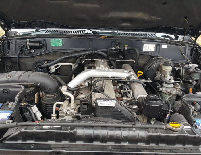 1991 Toyota Turbo Diesel Land Cruiser 80 Series Open Engine