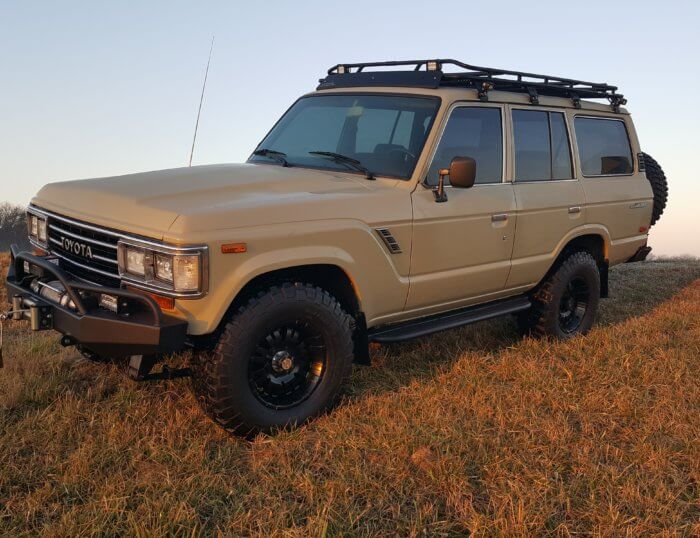 1989 Toyota FJ62 Land Cruiser Fully Restored with 5.3 V8 Front and Side