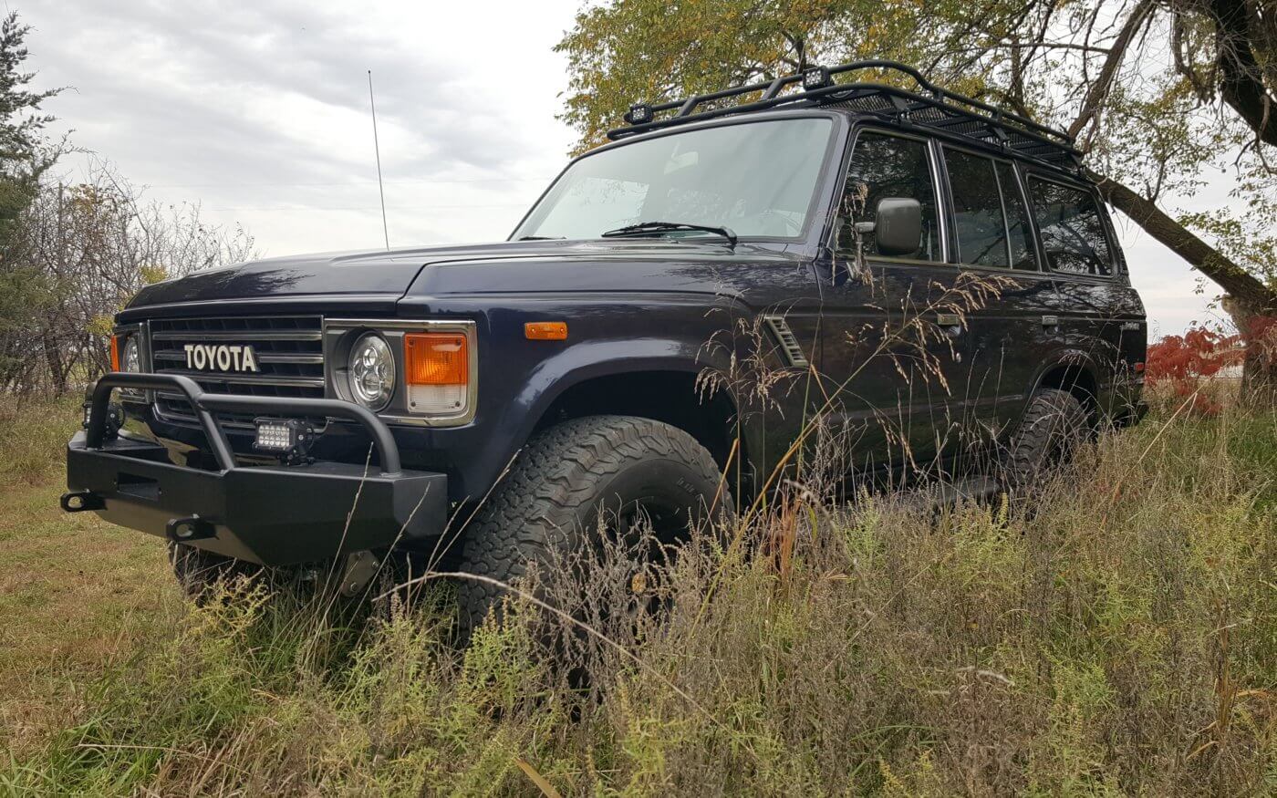 Toyota Land Cruiser FJ60 Fully Restored with V8 Engine Custom Aftermarket Front and Rear Bumpers