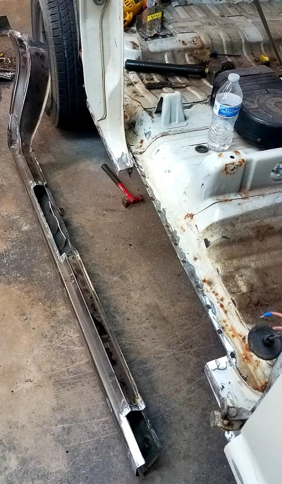 rust repair on a cruiser