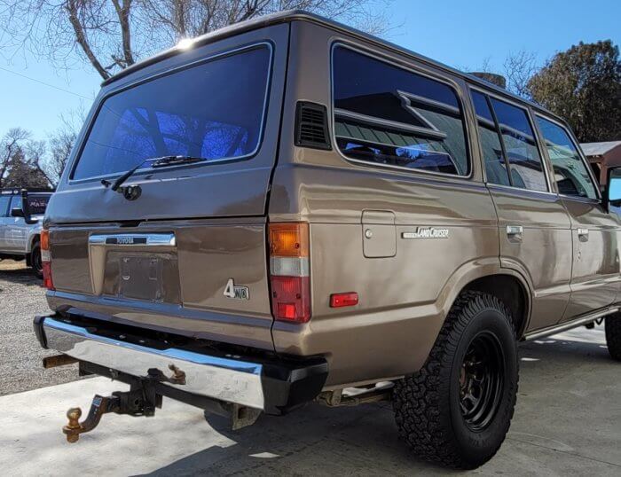 Brown 1987 FJ60 for sale back right