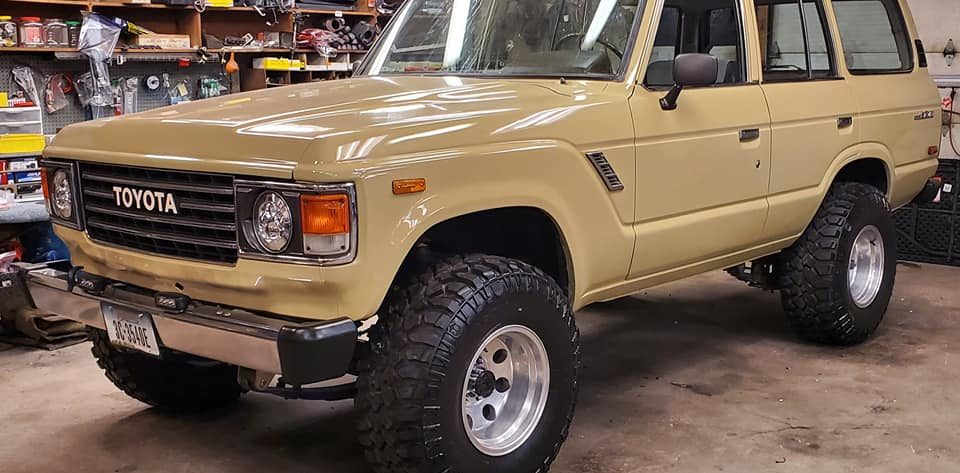 83 fj60 Chevy LS 5.3 6 speed side view