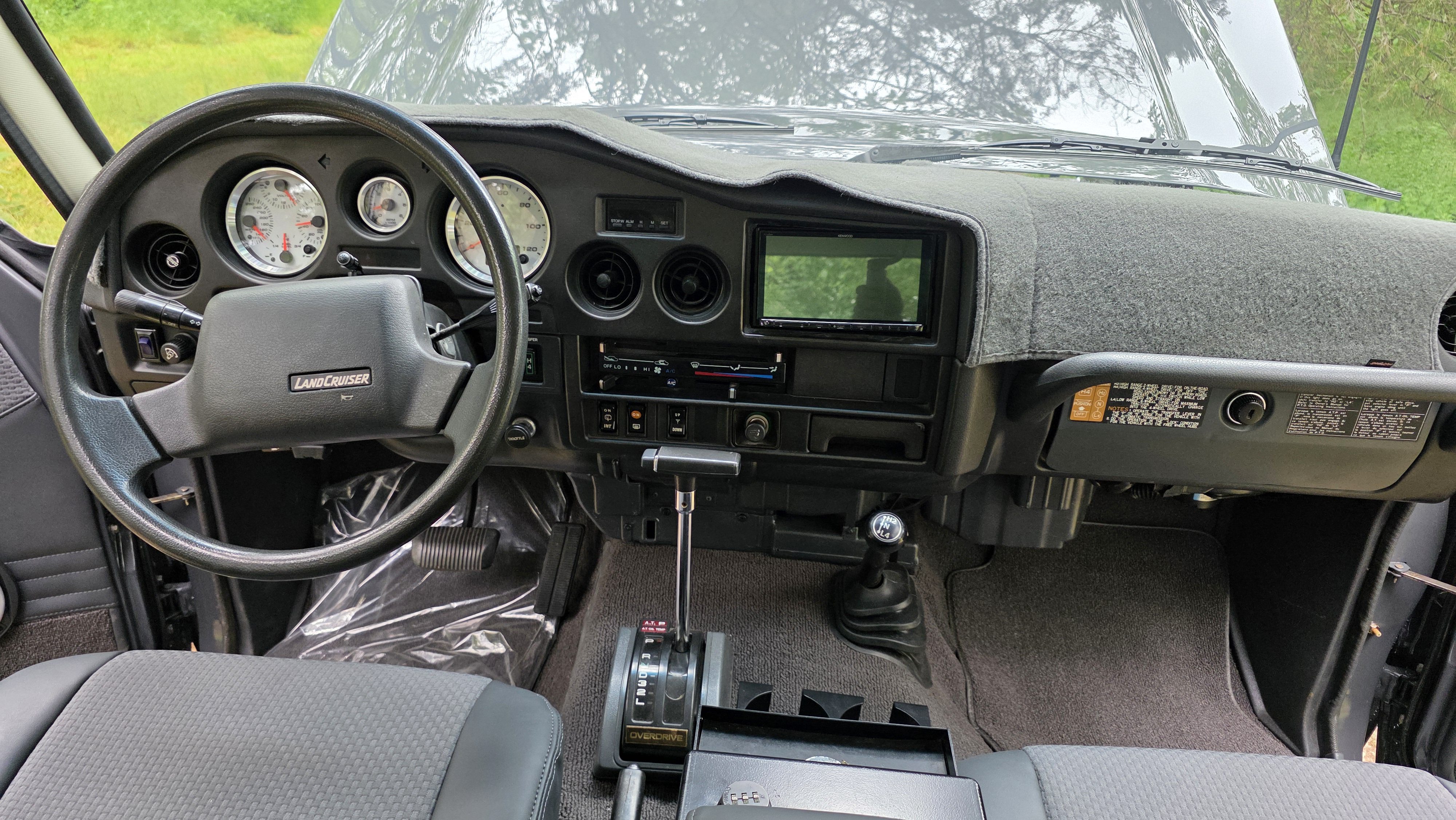 Custom Toyota Land Cruiser FJ62 Dash Cluster