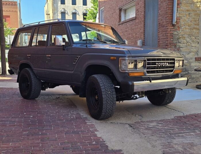 Toyota Land Cruiser FJ62 for sale, restored charcoal gray, Land Cruiser Restorations