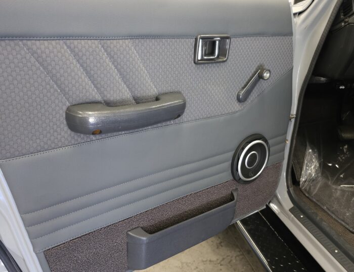 1988 FJ62 Land Cruiser gray vinyl door panel and armrest
